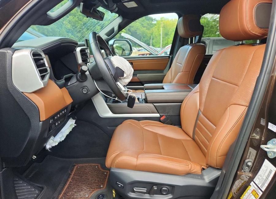 Salvage 2024 Toyota Tundra 1794 Edition Hv in Brown