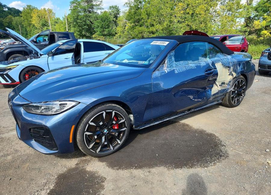 Salvage 2025 Bmw 430xi  in Blue