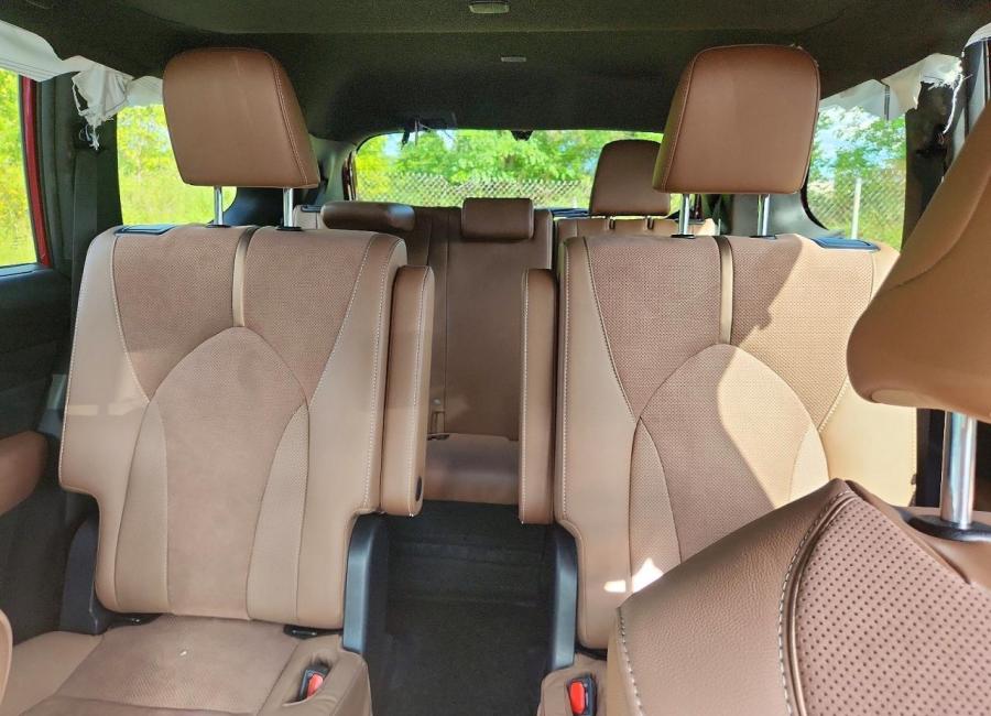 Salvage 2026 Toyota Grand Highlander Hybrid Max Platinum in Burgundy