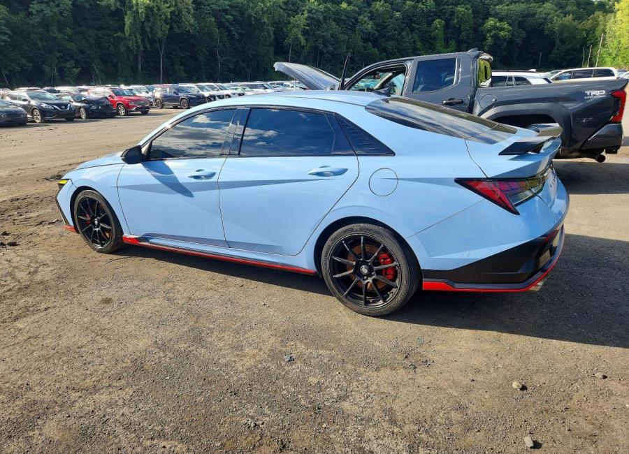 Salvage 2025 Hyundai Elantra N in Blue