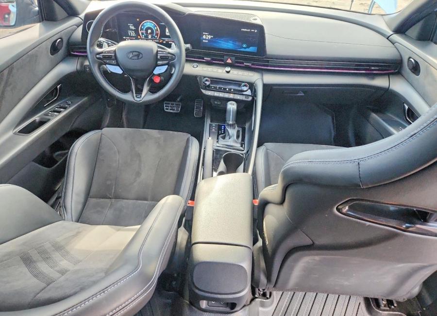 Salvage 2025 Hyundai Elantra N in Blue