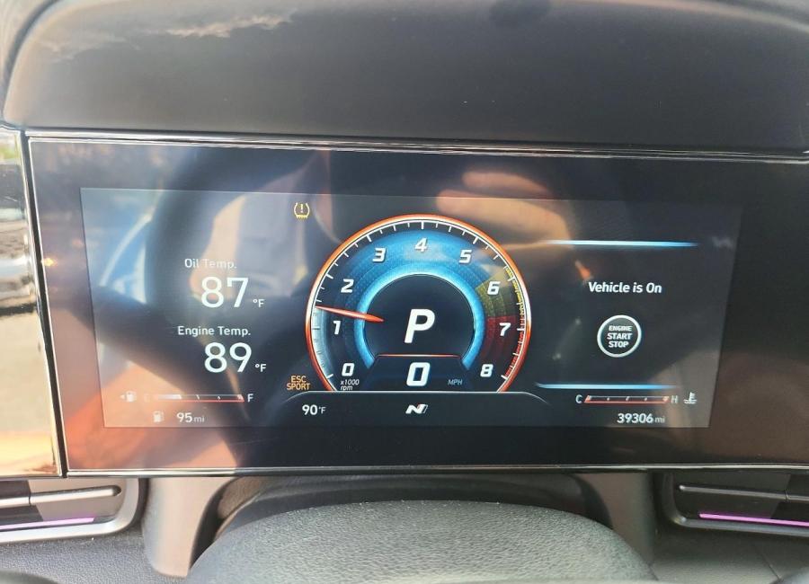 Salvage 2025 Hyundai Elantra N in Blue