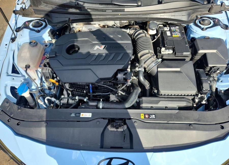 Salvage 2025 Hyundai Elantra N in Blue