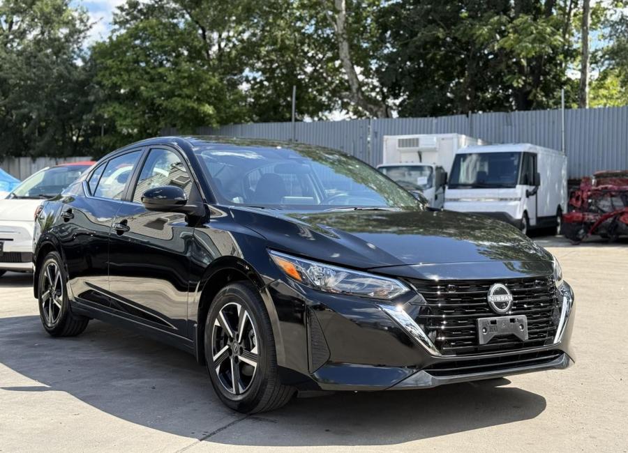 Salvage 2025 Nissan Sentra Sv in Black