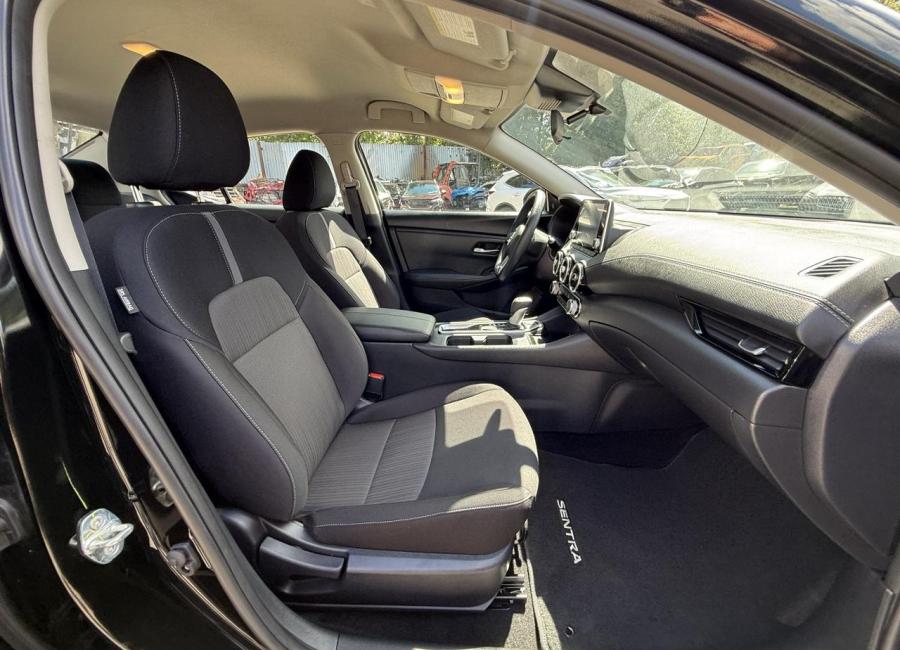 Salvage 2025 Nissan Sentra Sv in Black