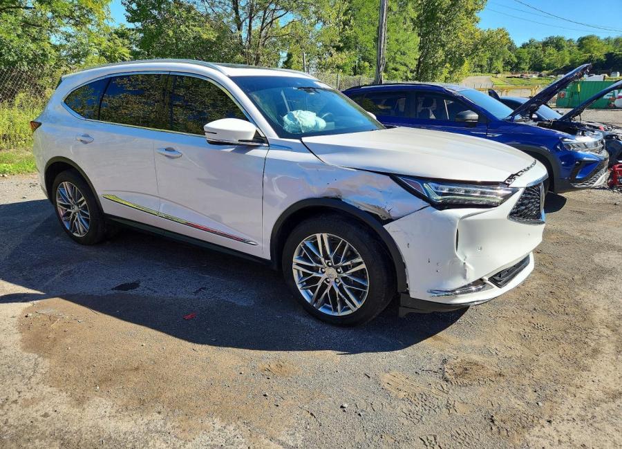 Salvage 2024 Acura Mdx  in White