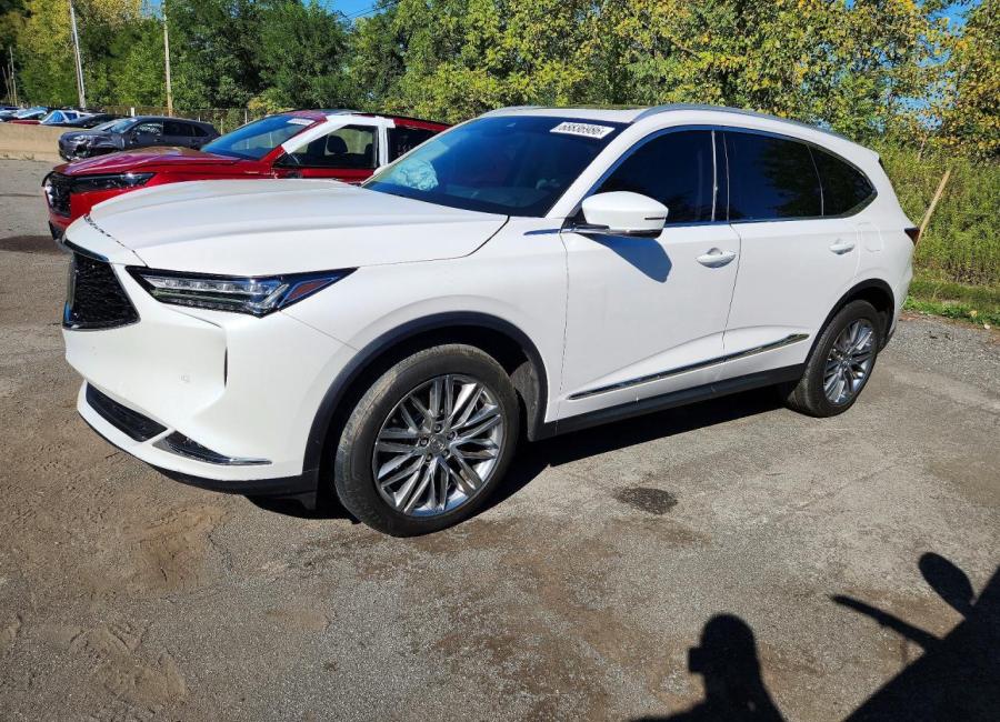 Salvage 2024 Acura Mdx  in White