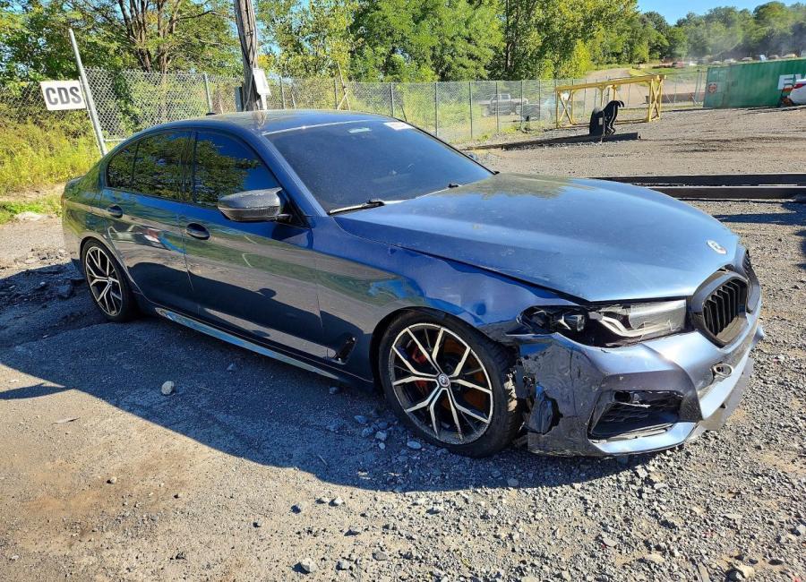 Salvage 2023 Bmw M550xi  in Blue