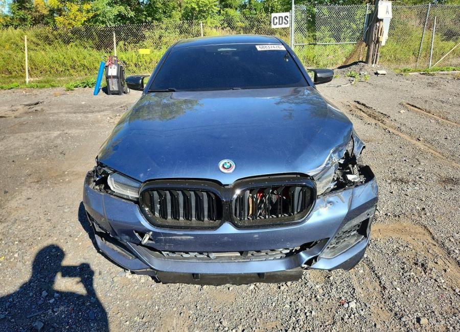 Salvage 2023 Bmw M550xi  in Blue
