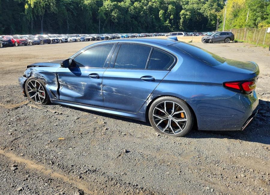 Salvage 2023 Bmw M550xi  in Blue