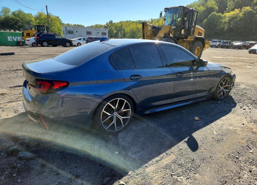Salvage 2023 Bmw M550xi  in Blue