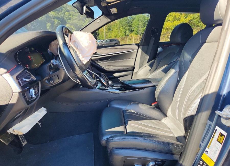 Salvage 2023 Bmw M550xi  in Blue