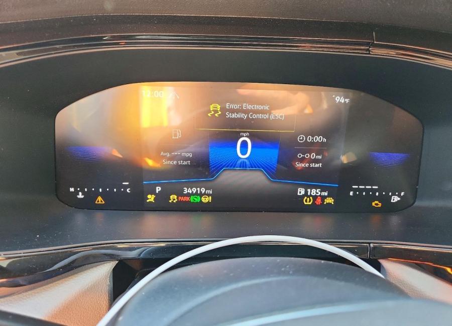 Salvage 2024 Volkswagen Taos S in Blue