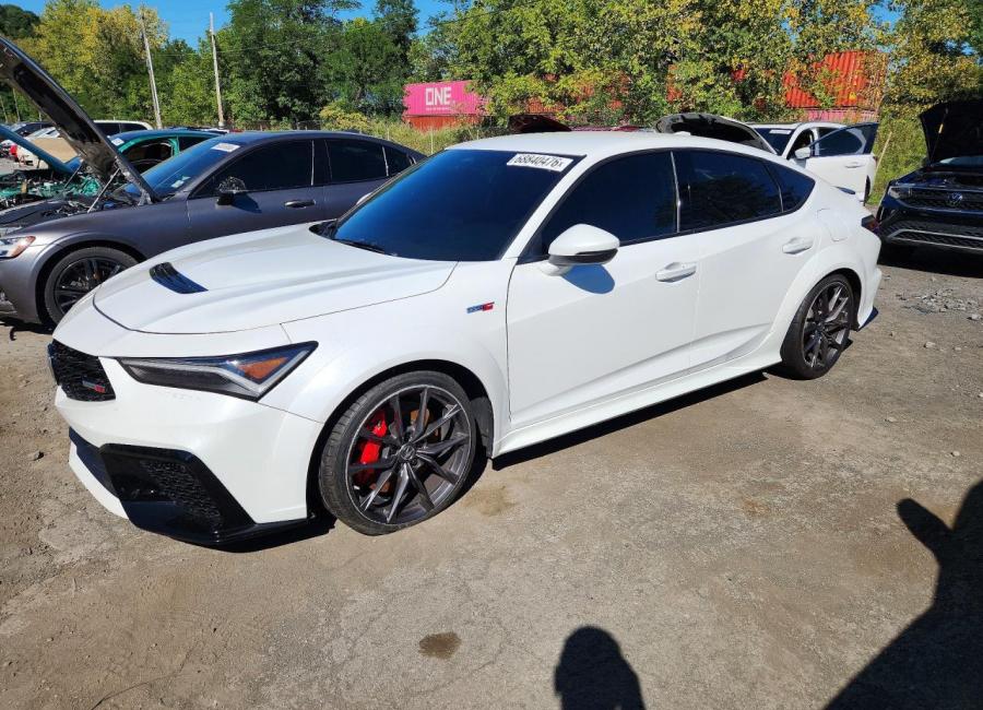 Salvage 2025 Acura Integra Type S in White