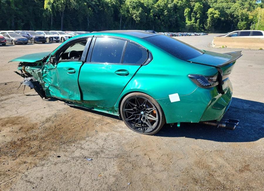 Salvage 2024 Bmw M3 Competition in Green