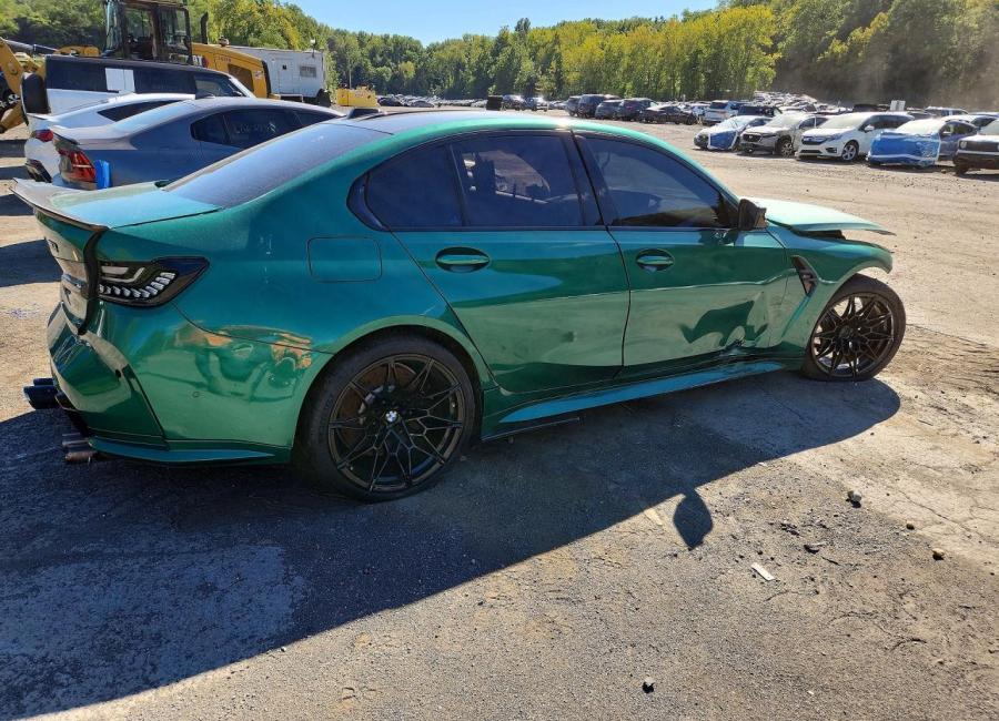 Salvage 2024 Bmw M3 Competition in Green