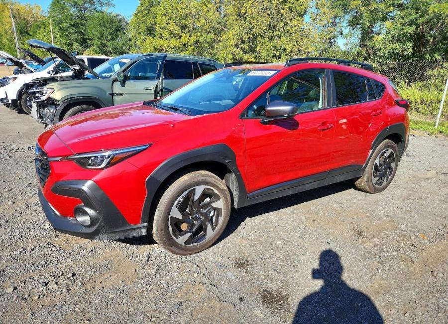 Salvage 2026 Subaru Crosstrek Limited in Red
