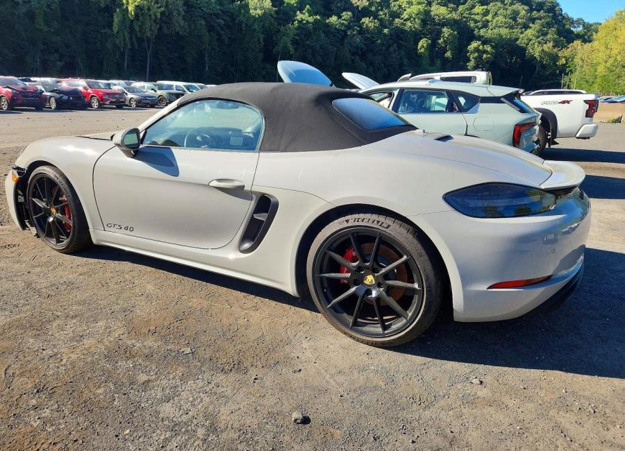 Salvage 2025 Porsche Boxster Gts in Gray