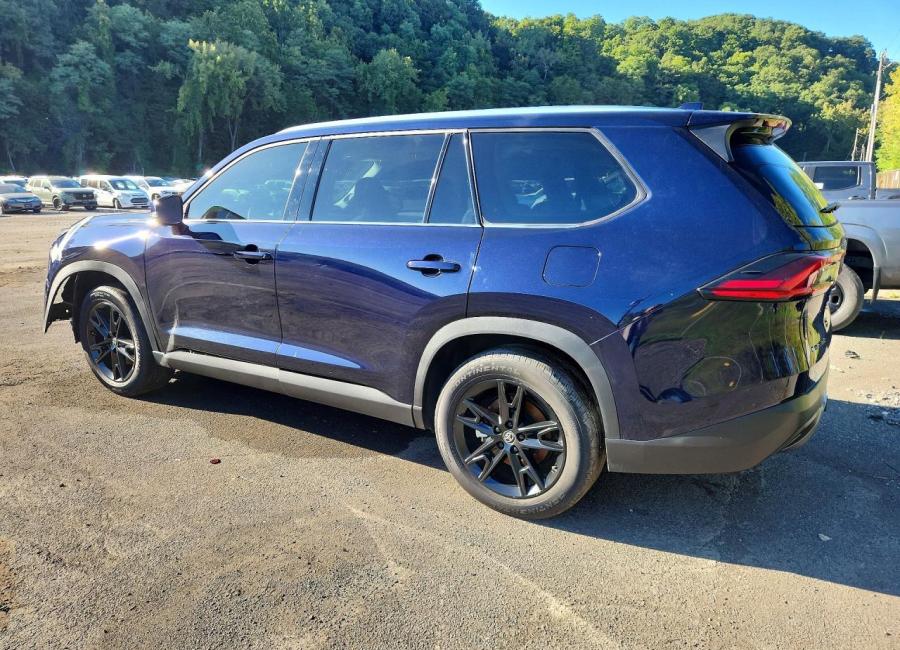 Salvage 2025 Toyota Grand Highlander Hybrid Limited in Blue
