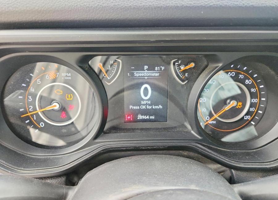 Salvage 2024 Jeep Wrangler  in Gray