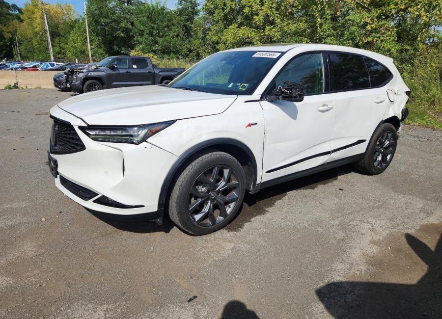 Salvage 2023 Acura Mdx A-spec in White