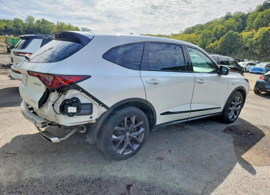 Salvage 2023 Acura Mdx A-spec in White