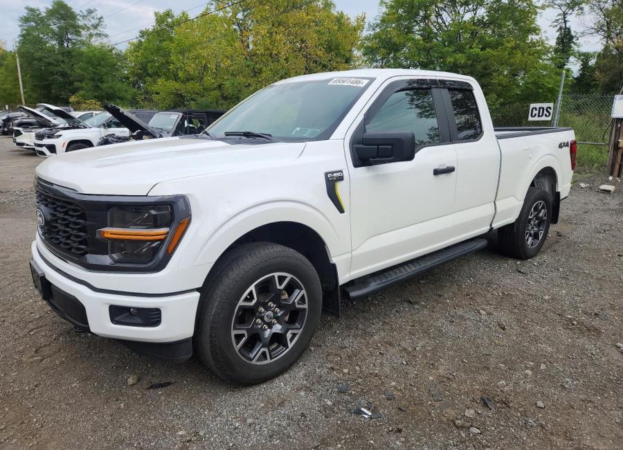 Salvage 2024 Ford F150  in White