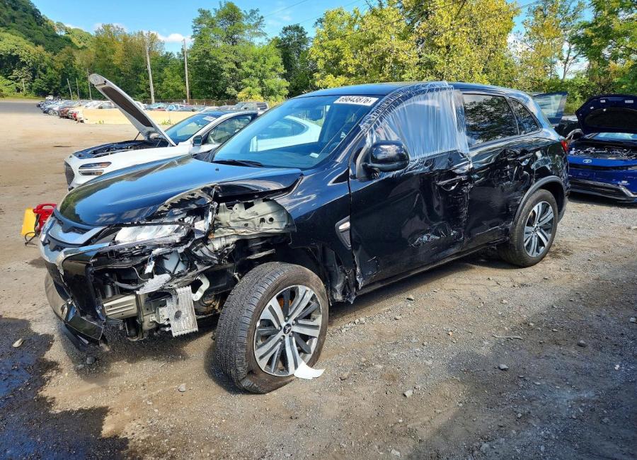 Salvage 2024 Mitsubishi Outlander Sport in Black