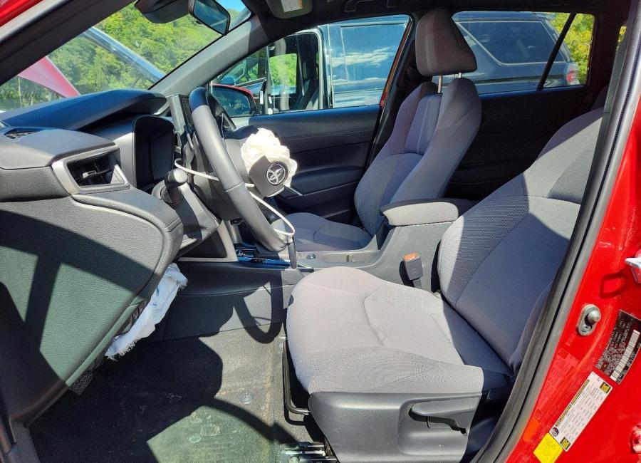 Salvage 2024 Toyota Corolla Cross Hybrid Se in Red