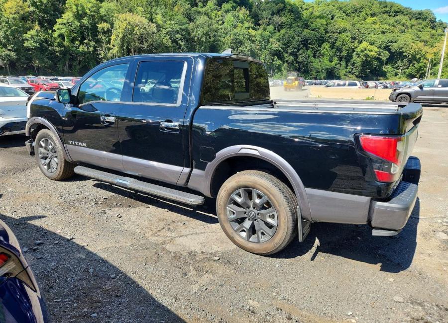 Salvage 2024 Nissan Titan Platinum Reserve in Black