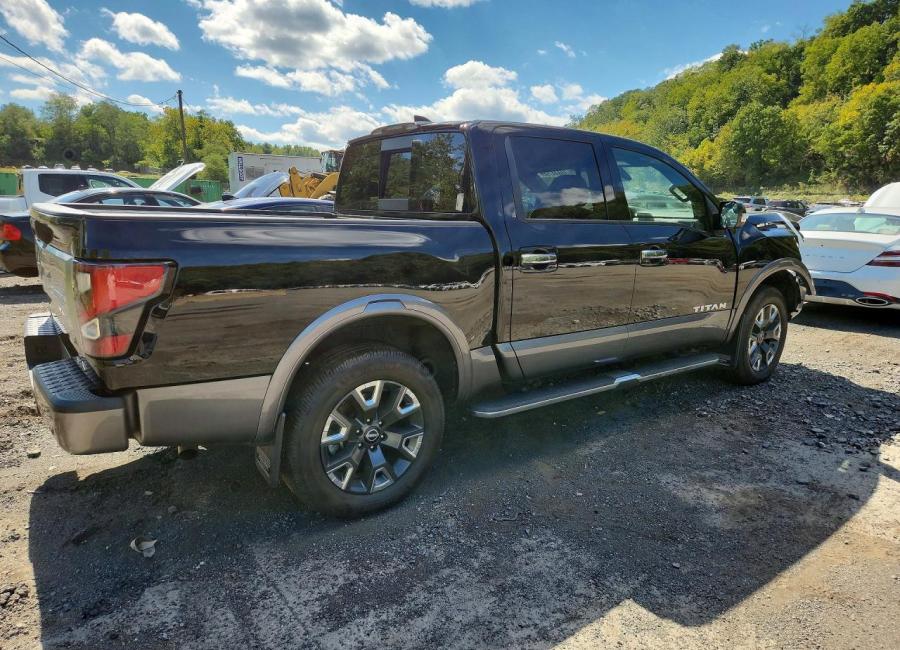 Salvage 2024 Nissan Titan Platinum Reserve in Black