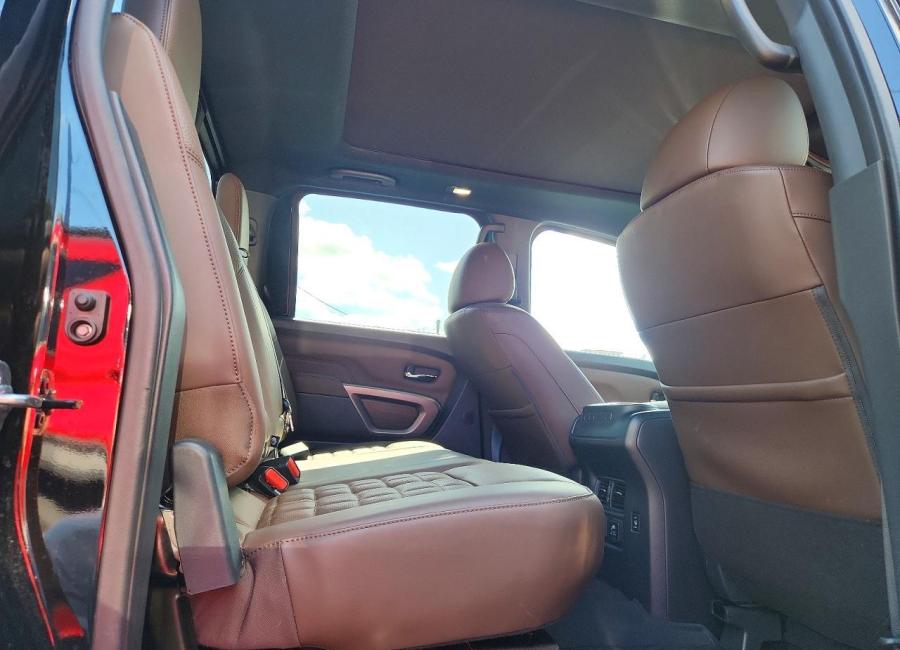 Salvage 2024 Nissan Titan Platinum Reserve in Black