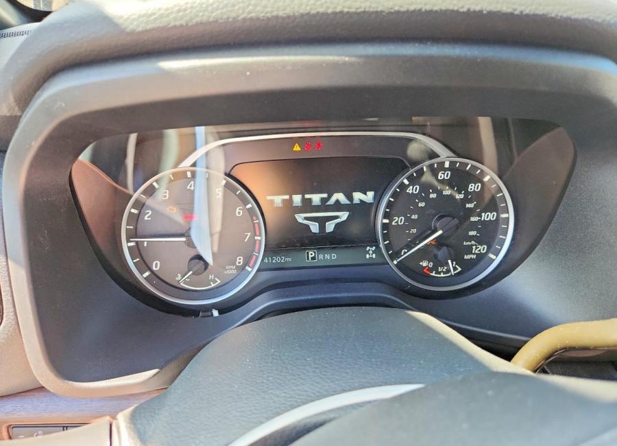 Salvage 2024 Nissan Titan Platinum Reserve in Black