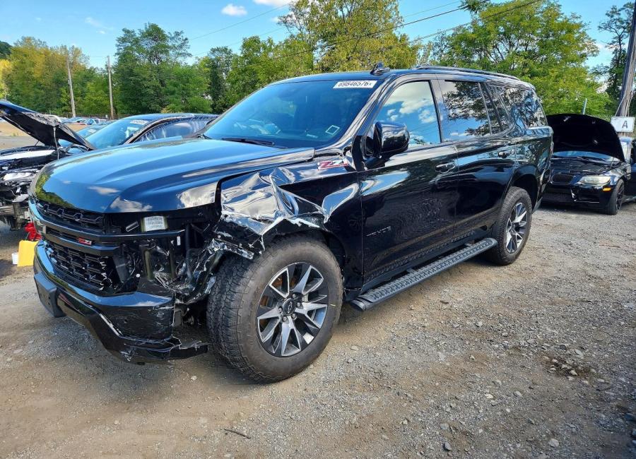 Salvage 2024 Chevrolet Tahoe Z71 in Beige