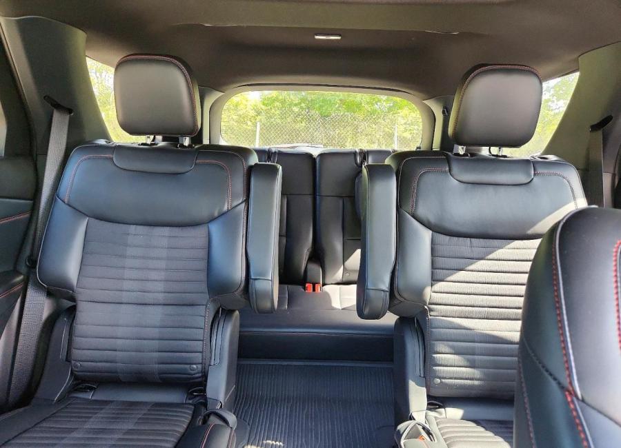 Salvage 2025 Ford Explorer St-line in Burgundy