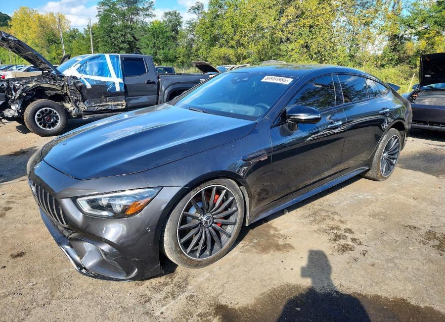 Salvage 2019 Mercedes Benz Amg Gt 63  in Gray