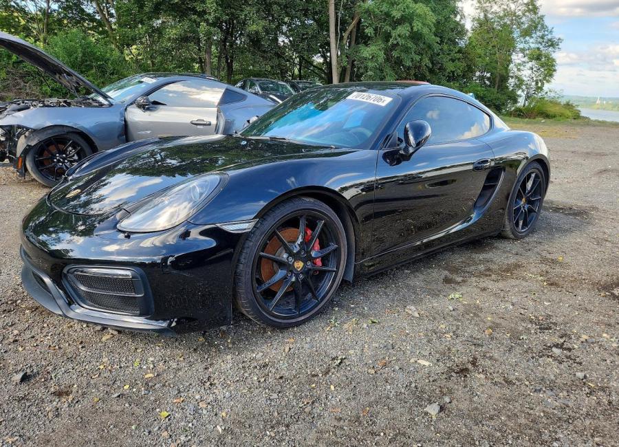 Salvage 2016 Porsche Cayman Gts in Black