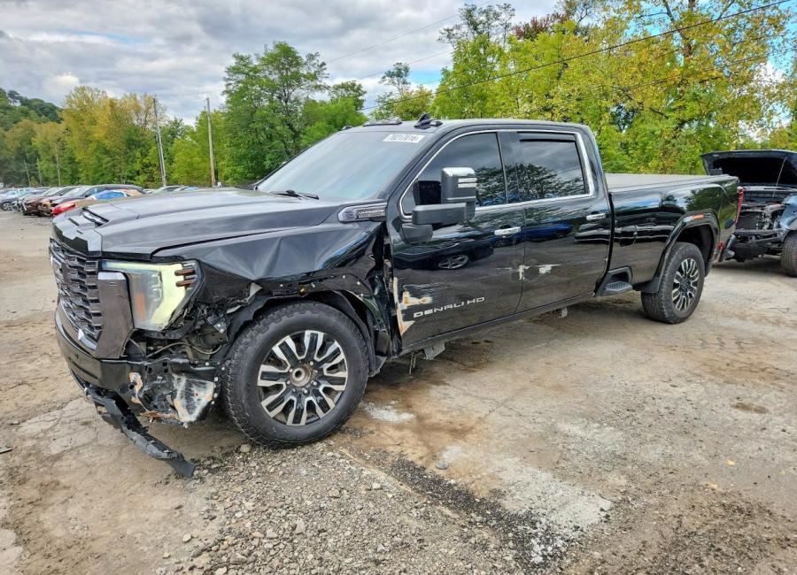 Salvage 2024 Gmc Sierra Denali Ultimate in Black