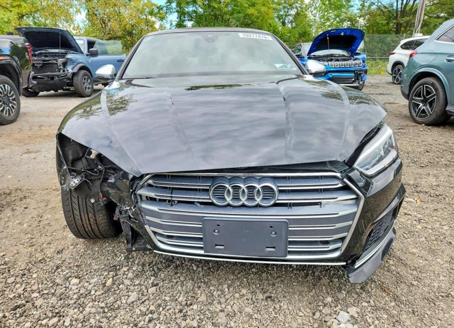 Salvage 2019 Audi S5 Premium Plus in Black