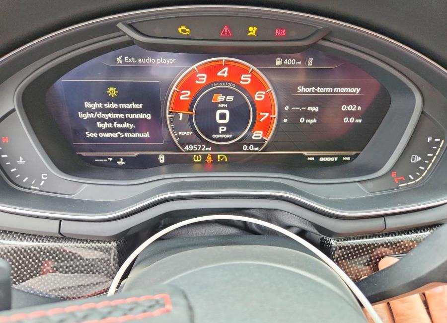 Salvage 2019 Audi S5 Premium Plus in Black