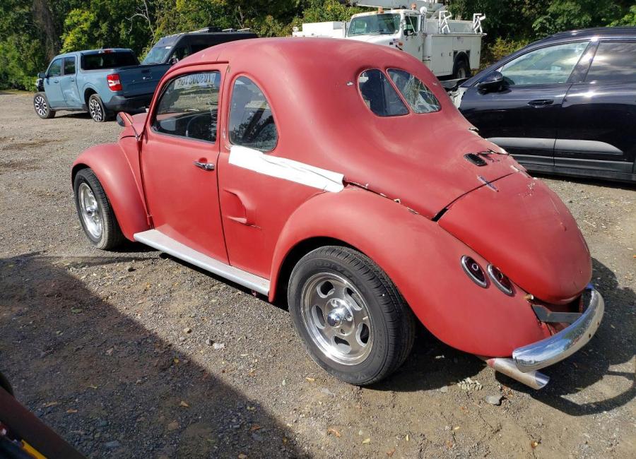 Salvage 1969 Volkswagen Beetle  in Red
