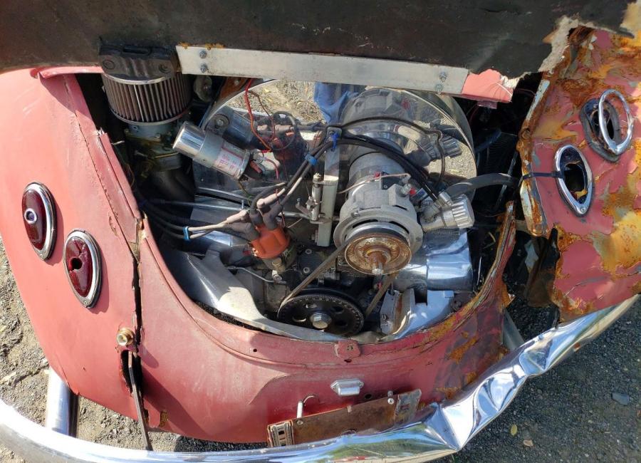 Salvage 1969 Volkswagen Beetle  in Red