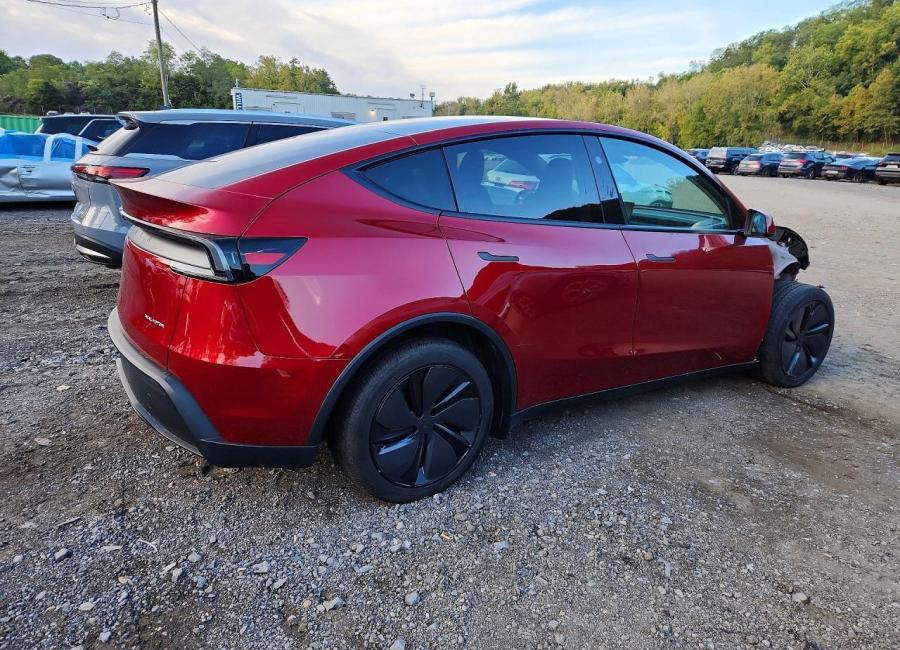 Salvage 2026 Tesla Model Y  in Burgundy