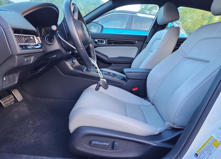 Salvage 2025 Honda Civic Sport Touring in White
