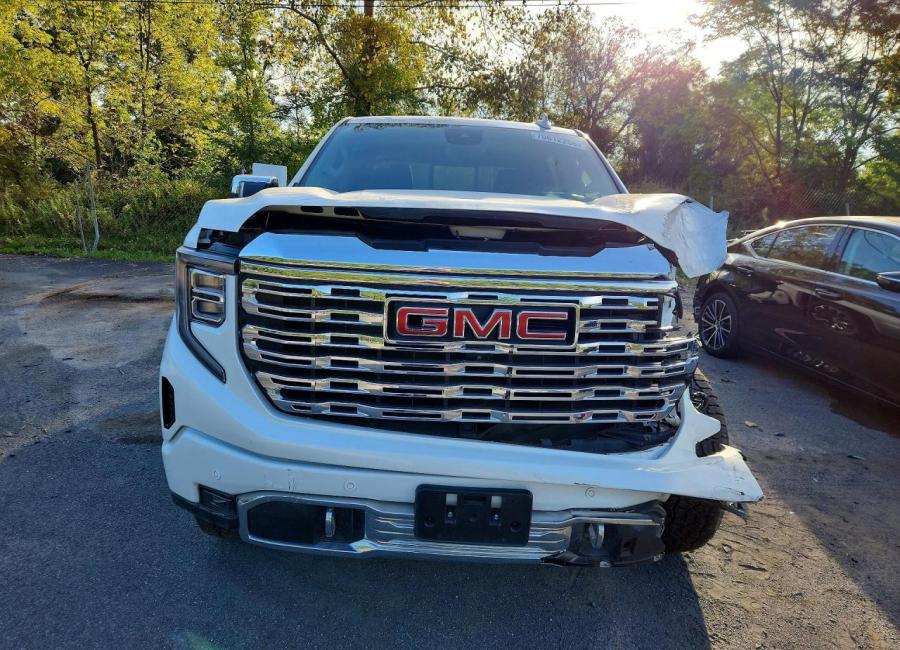 Salvage 2025 Gmc Sierra Denali in White