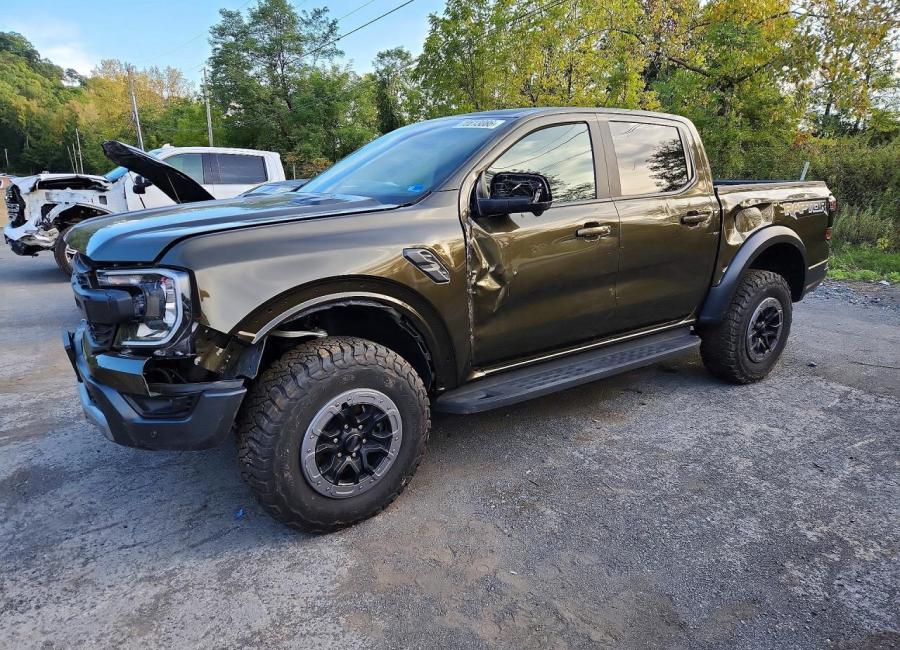 Salvage 2025 Ford Ranger Raptor in Brown