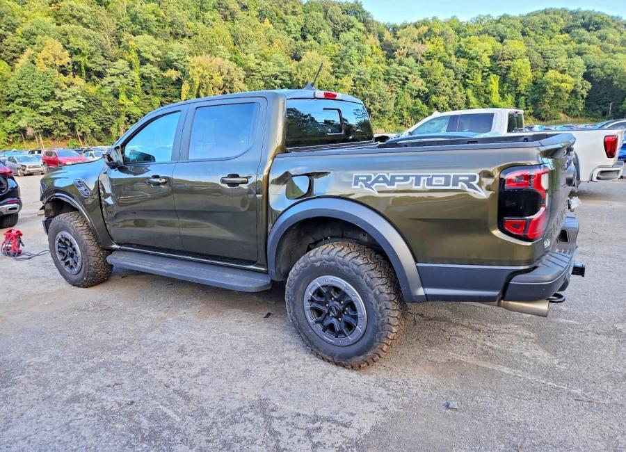 Salvage 2025 Ford Ranger Raptor in Brown