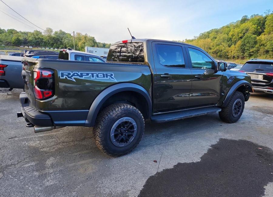 Salvage 2025 Ford Ranger Raptor in Brown