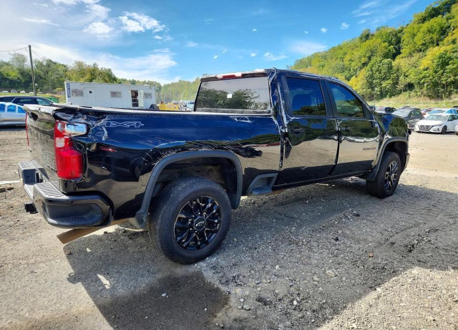 Salvage 2025 Chevrolet Silverado  in Black