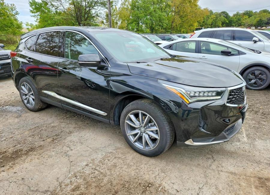 Salvage 2024 Acura Rdx Technology in Black